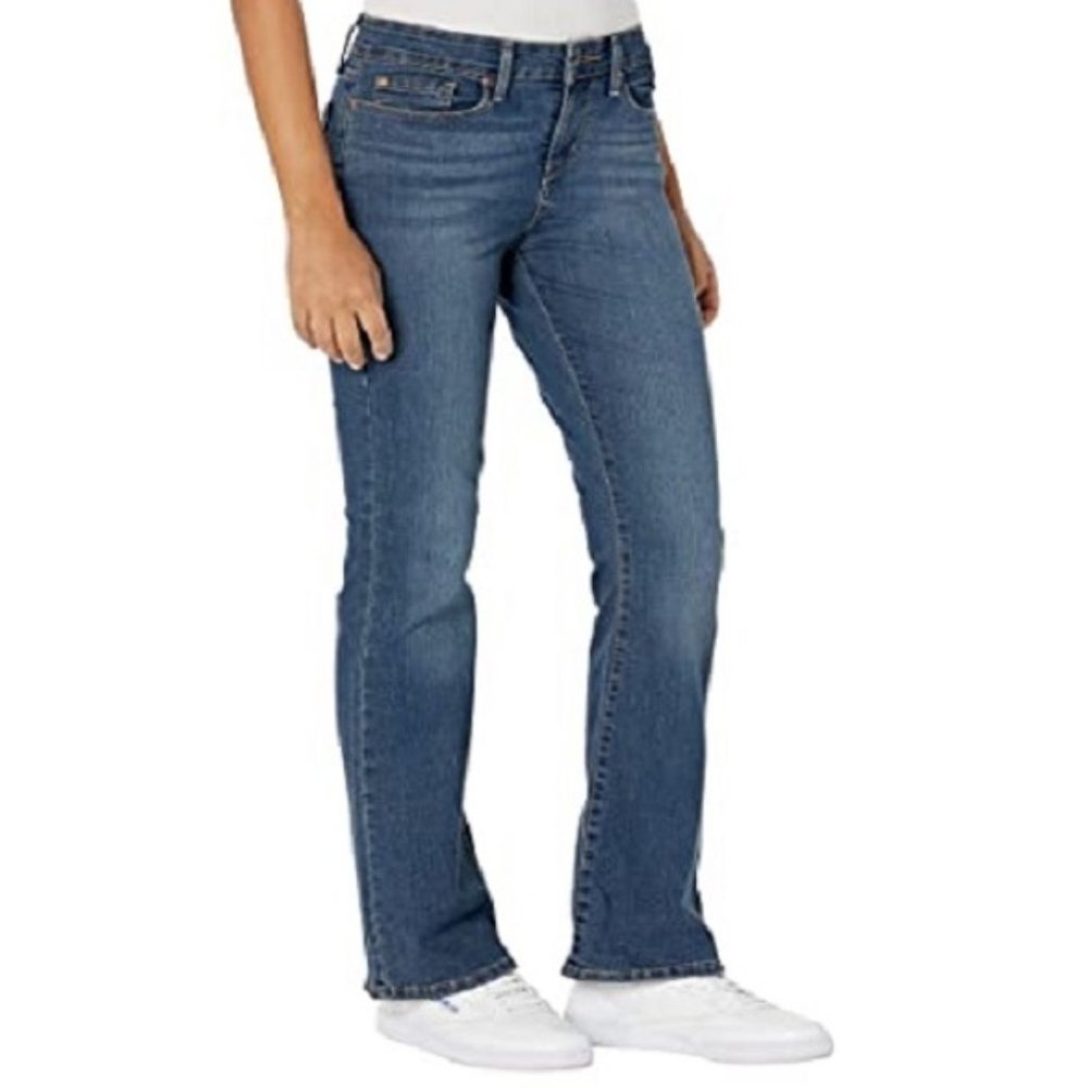 Signature by Levi Strauss & Co Gold Label Women's Midrise Bootcut Jean Size 28L - Picture 3 of 12